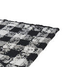 Emporio Armani Knitted scarf with Check motif