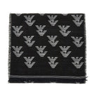 Emporio Armani Knitted scarf with Eagle motif