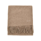 Max Mara Logo embroidery cashmere scarf