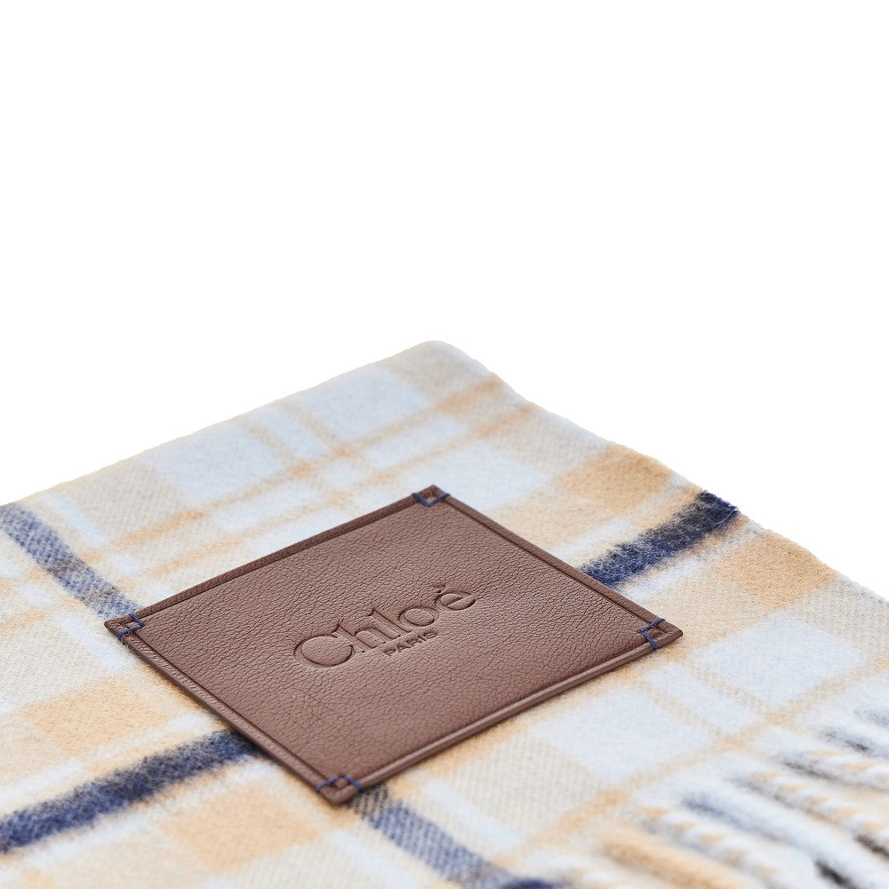 Chloé 'Chloé Highlanding' cashmere scarf