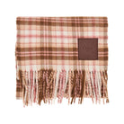 Chloé Check cashmere scarf