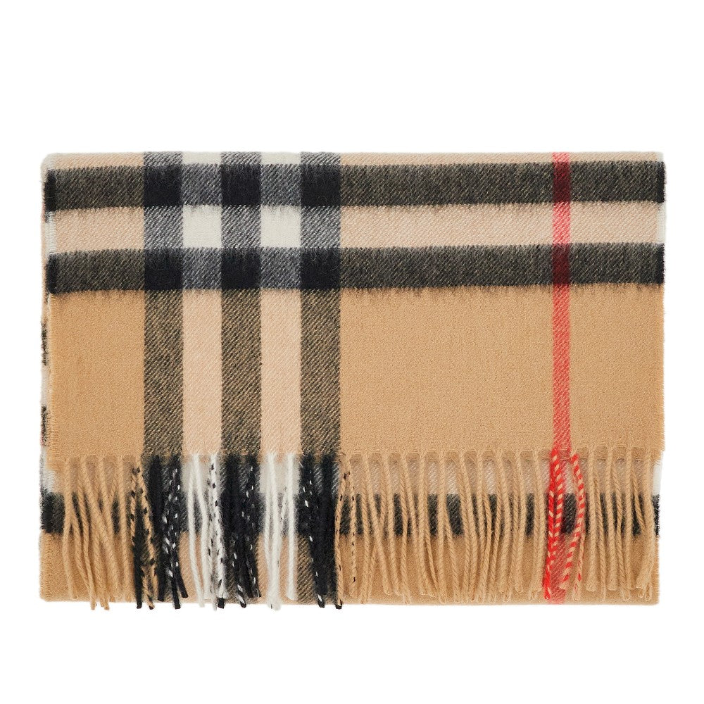 Burberry Check cashmere scarf