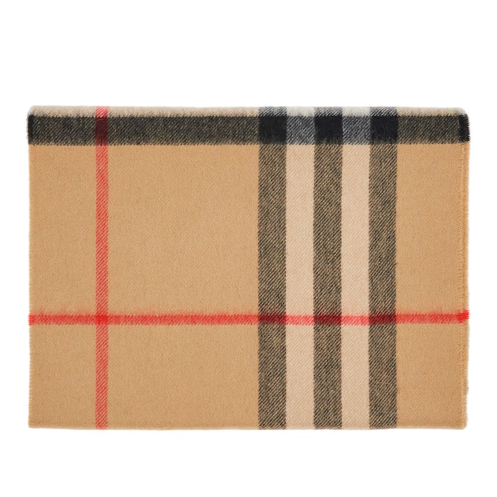 Burberry Check cashmere scarf