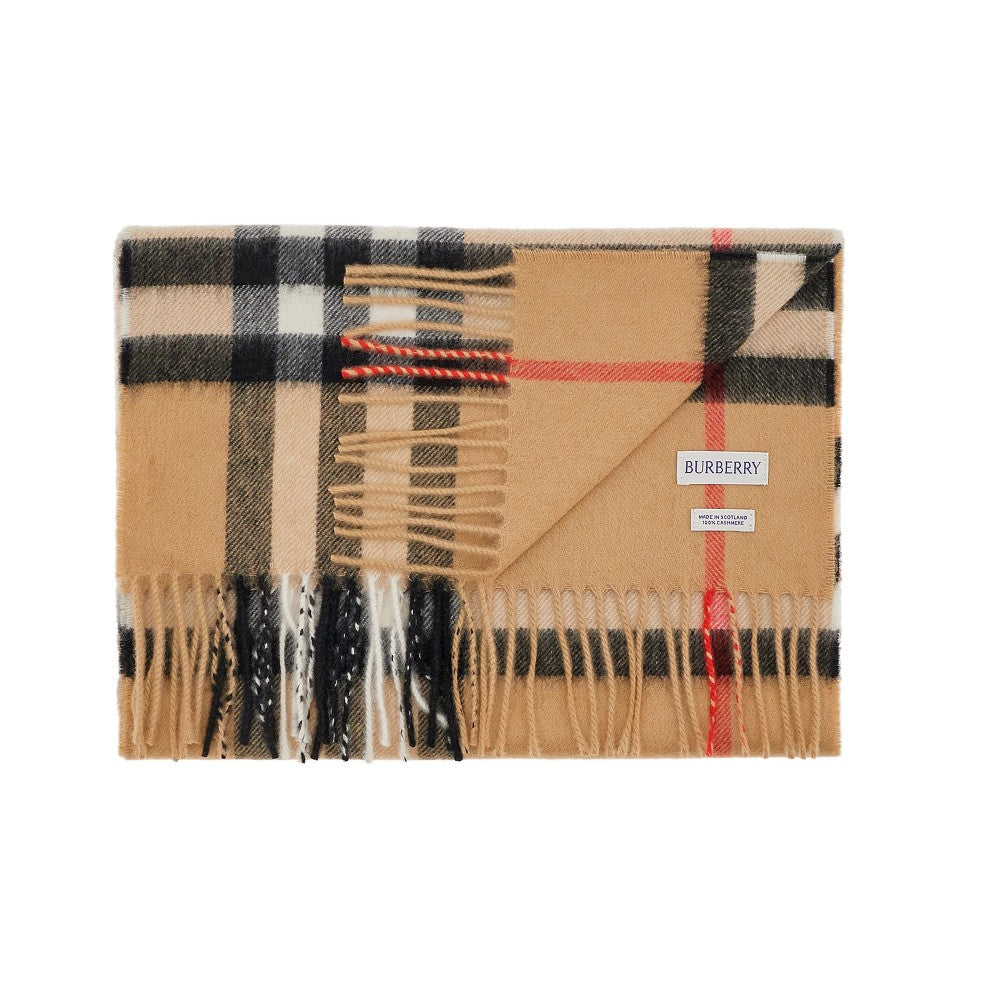 Burberry Check cashmere scarf