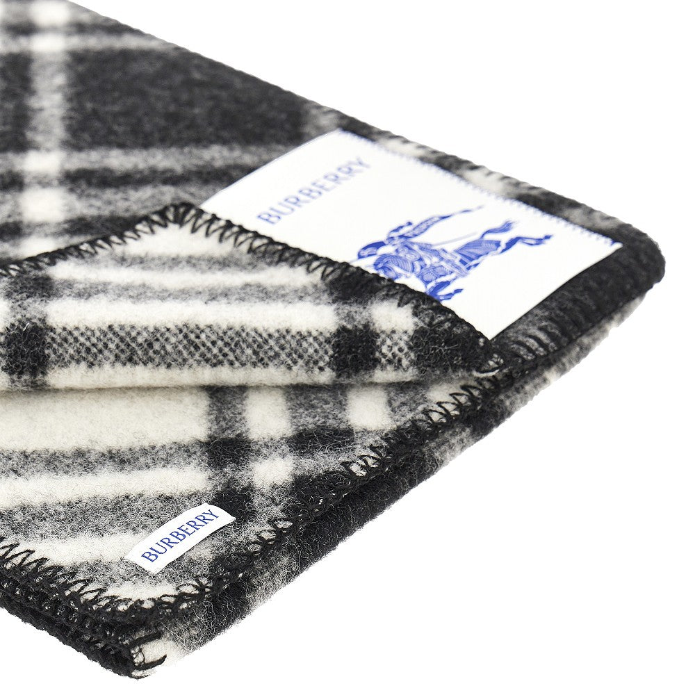 Burberry Check wool scarf