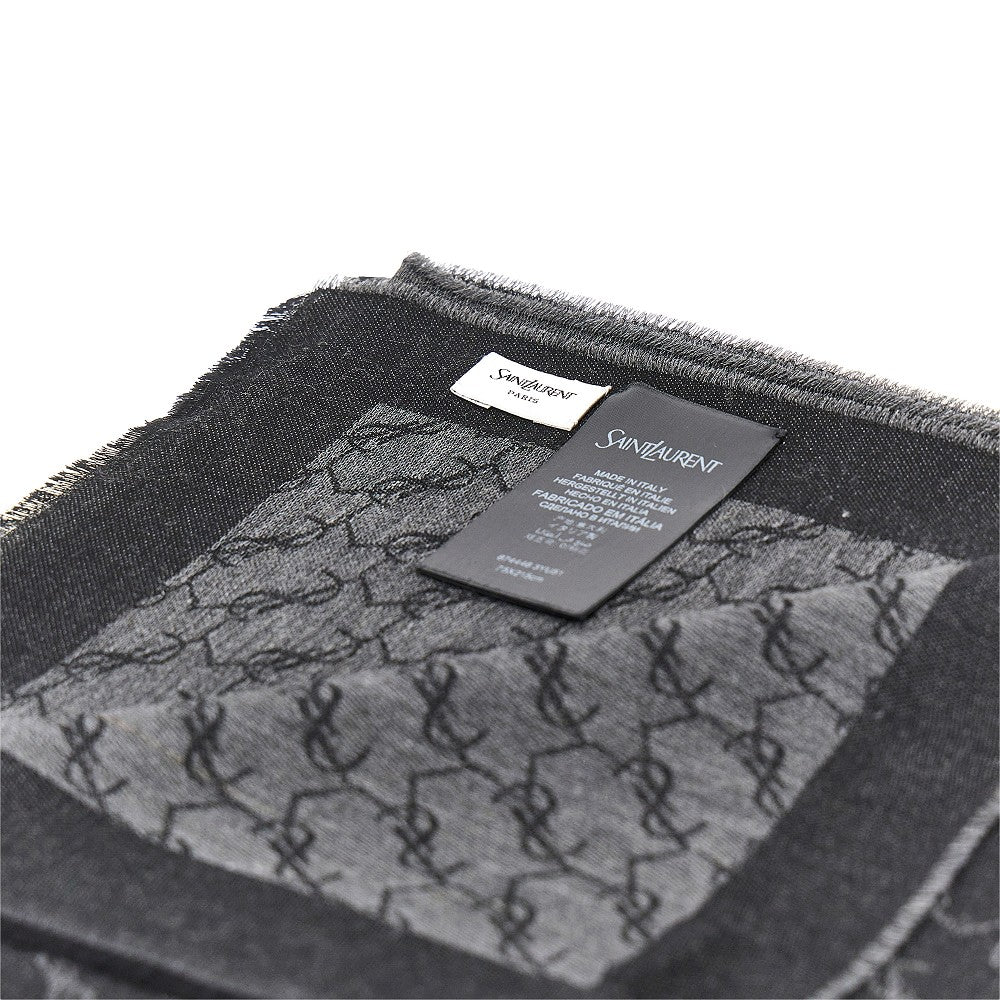 Saint Laurent 'Cassandre' cashmere and silk scarf