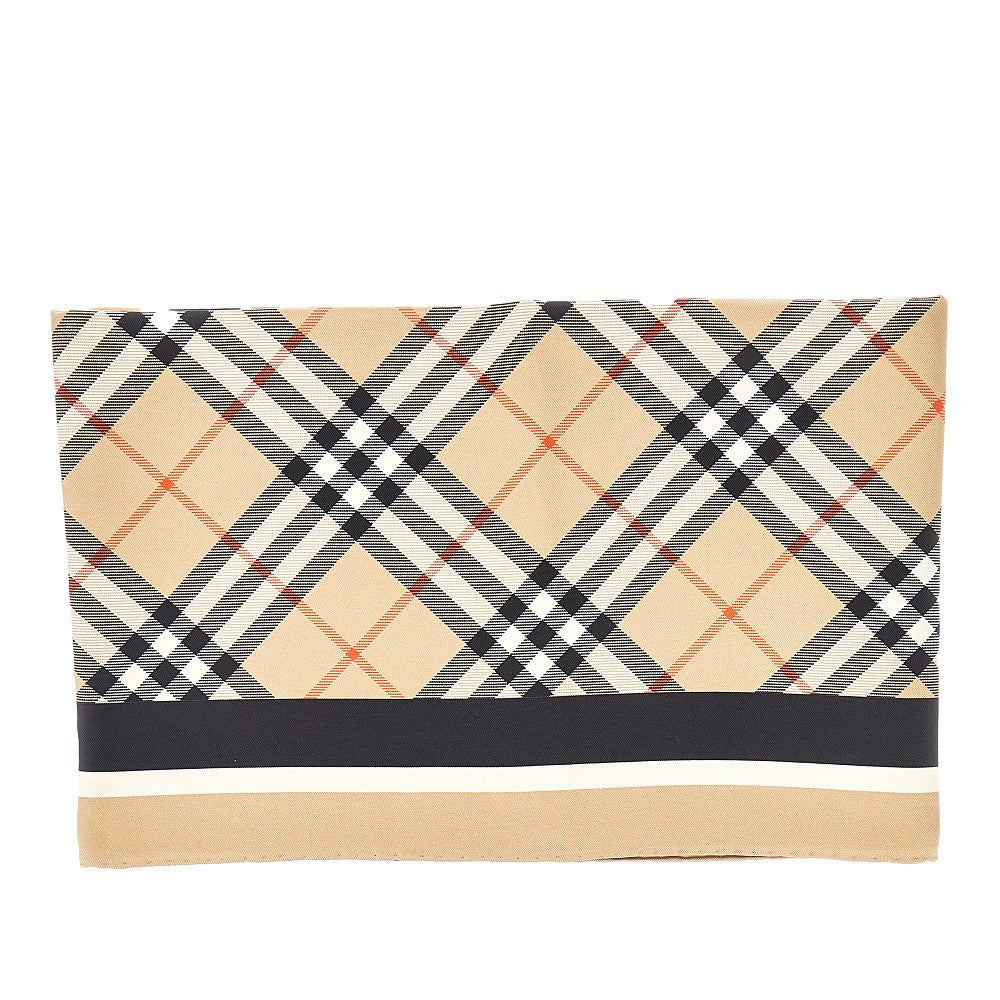 Burberry Check silk scarf