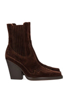 Paris Texas Embroidered "Dallas" Boot - Brown