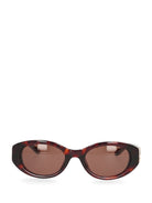 Balenciaga "Cosmo Round Af" Sunglasses - Brown
