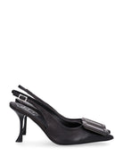Roger Vivier Sling Back "Viv' In The City" - Black