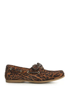 Tom Ford Suede Boat Shoes - Animal Print