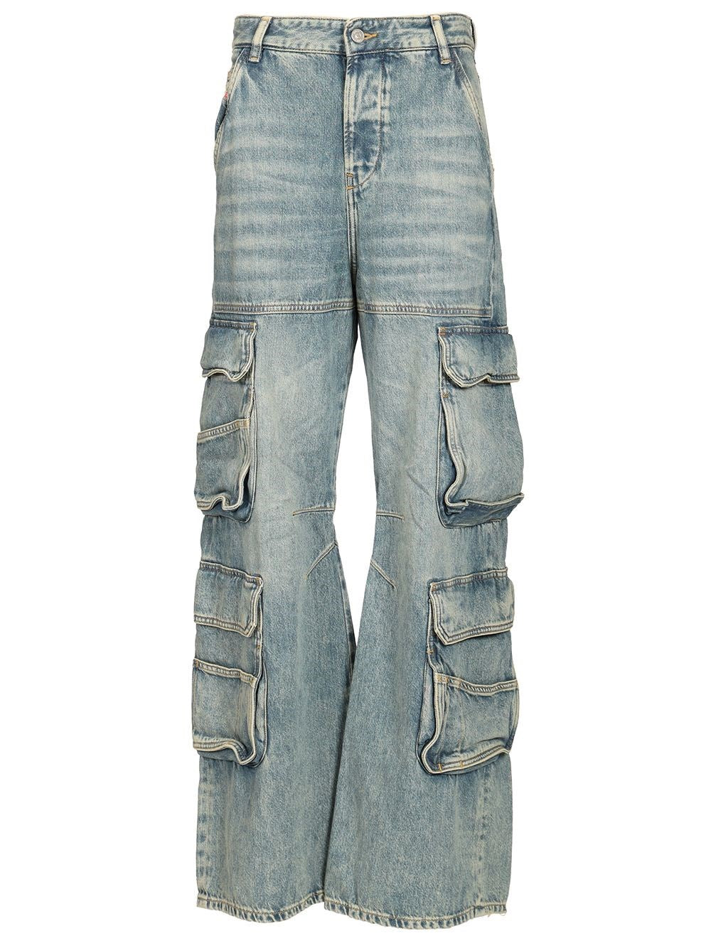 Diesel Jeans Relaxed Low Waist 1996 D-Sire - Blue
