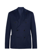 Lardini Double-Breasted Jacket - Blue