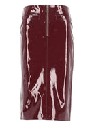 Self-Portrait Midi Skirt - Bordeaux
