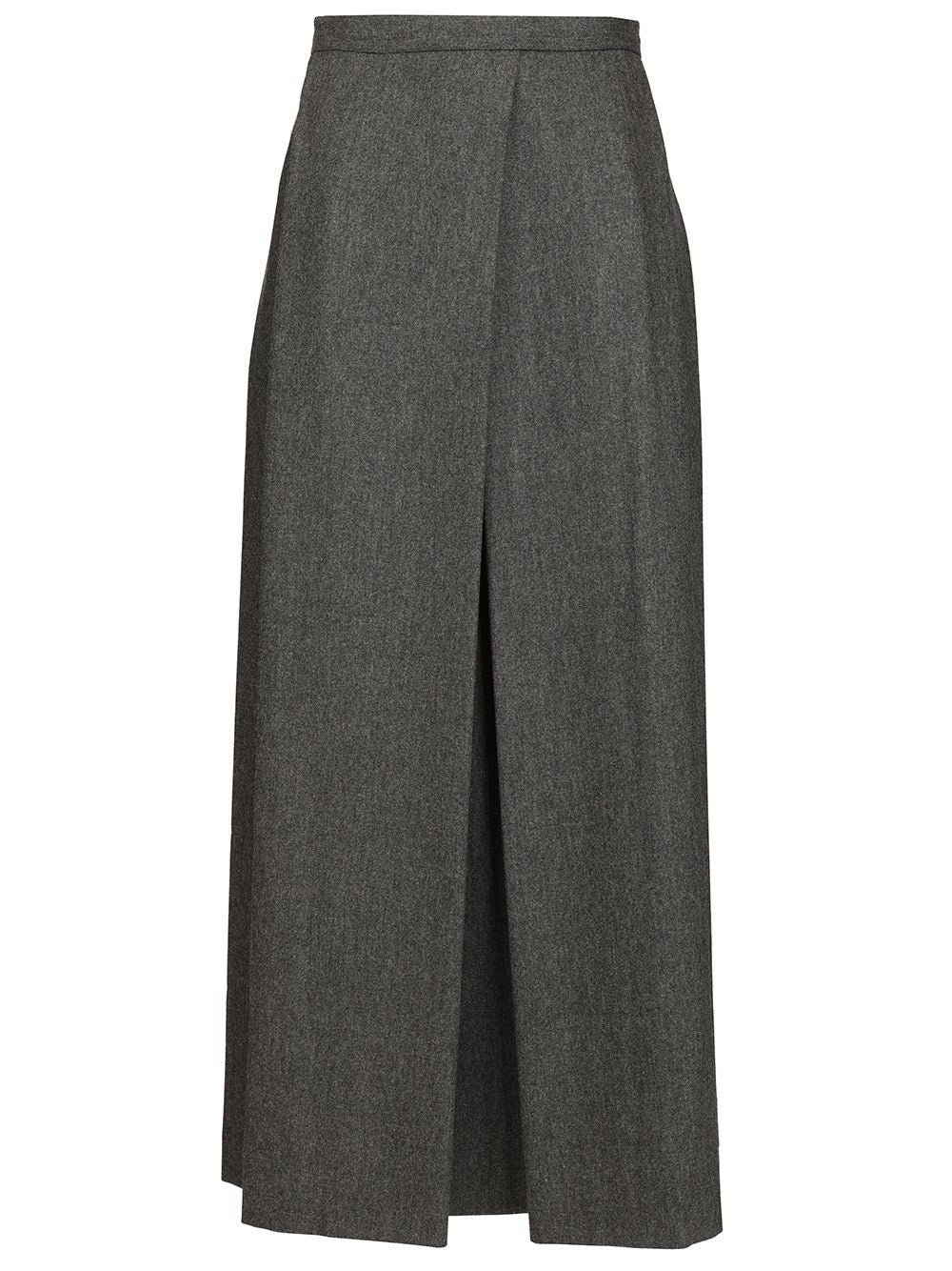 Emporio Armani Midi Skirt - Grey