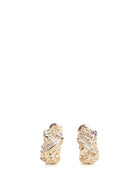 Bottega Veneta Intreccio Earrings - Gold