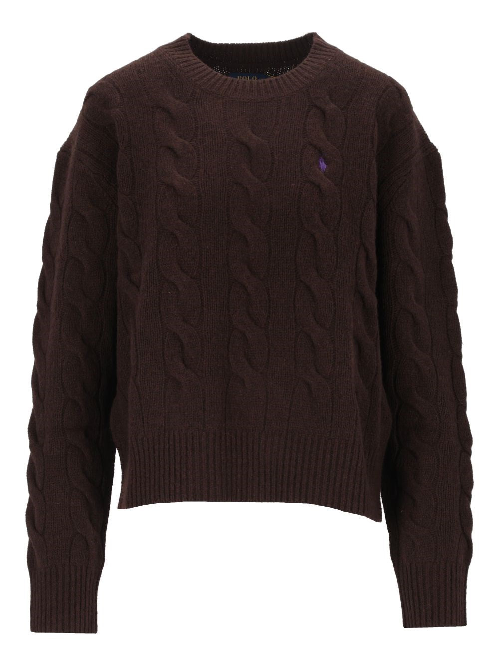 Polo Ralph Lauren Cable Knit Sweater - Brown