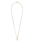 Valentino Garavani Vlogo Signature Heart Pendant Necklace - Gold