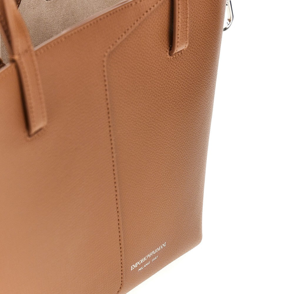Emporio Armani 'Emporio Armani 1981' leather tote bag