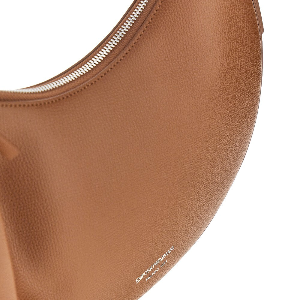 Emporio Armani 'Emporio Armani 1981' grain leather hobo bag