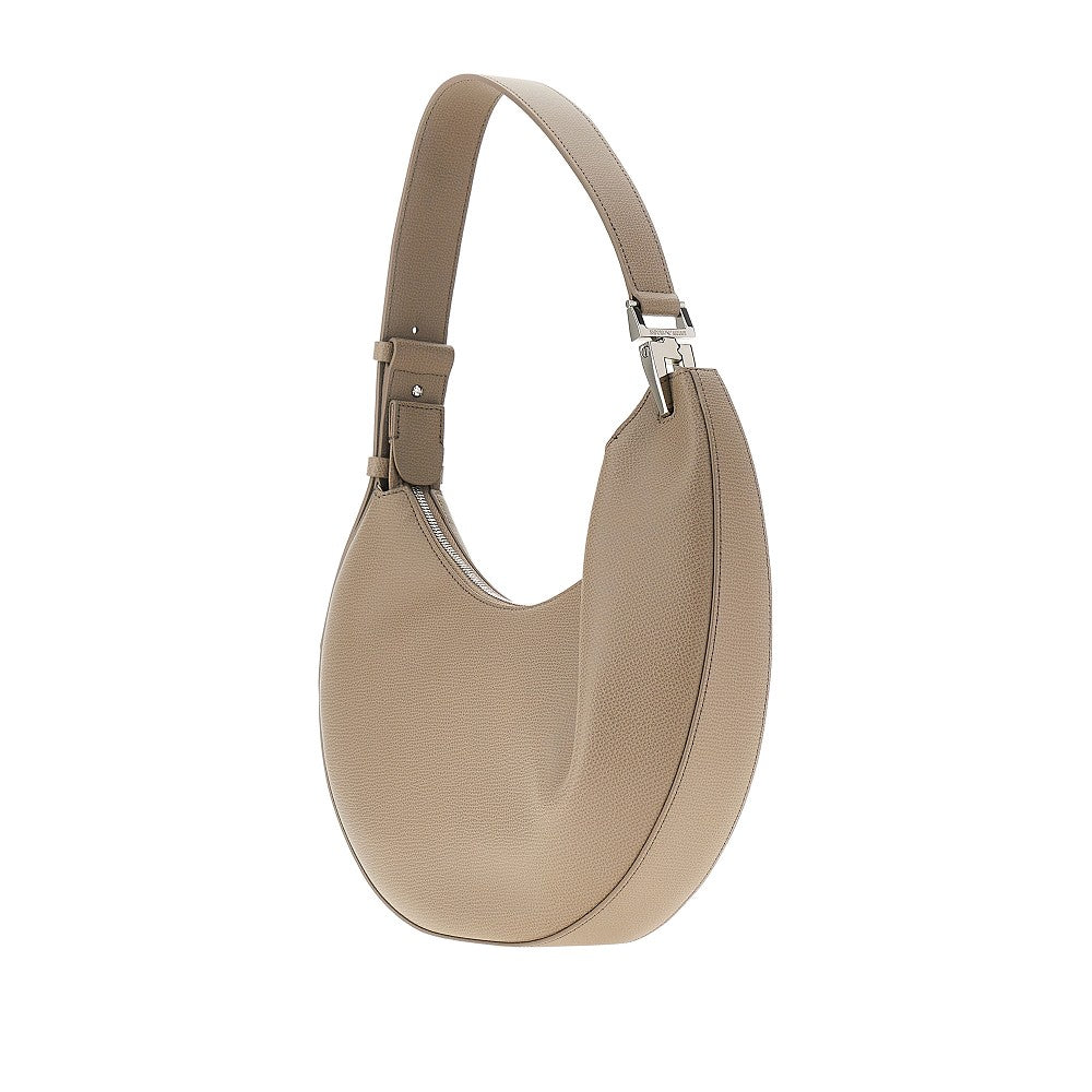 Emporio Armani 'Emporio Armani 1981' grain leather hobo bag