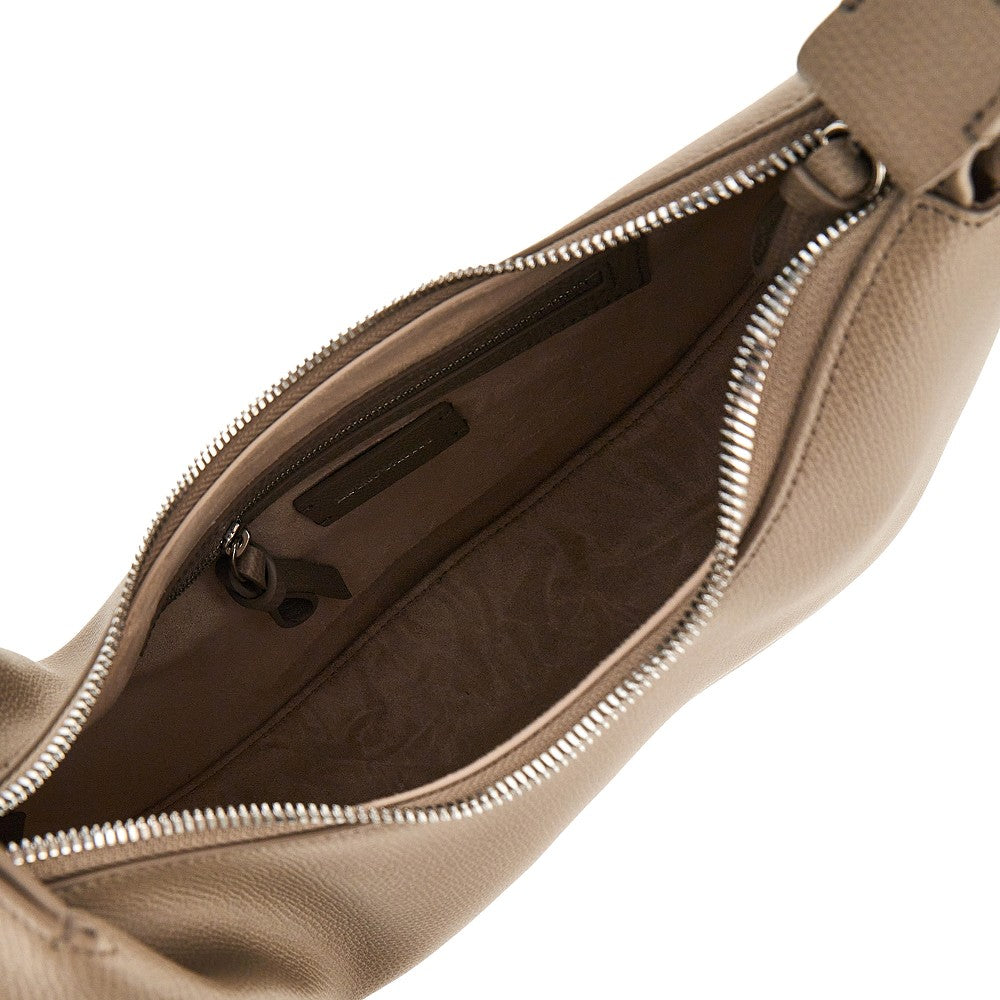 Emporio Armani 'Emporio Armani 1981' grain leather hobo bag