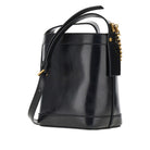 Versace Leather bucket bag with Medusa patch