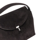 Toteme Suede leather 'T-Lock' top-handle bag