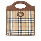 Burberry Coated Check canvas mini 'Pocket' bag