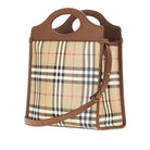 Burberry Coated Check canvas mini 'Pocket' bag