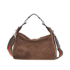 Gucci Openworked suede medium 'Brera' bag