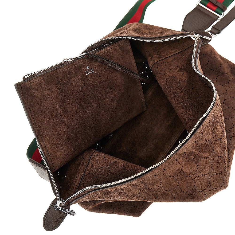 Gucci Openworked suede medium 'Brera' bag