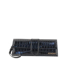 Jacquemus Croco-embossed leather 'Bambino' clutch