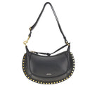 Isabel Marant Grained leather Oskan Moon bag