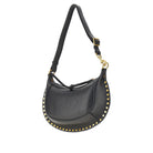 Isabel Marant Grained leather Oskan Moon bag