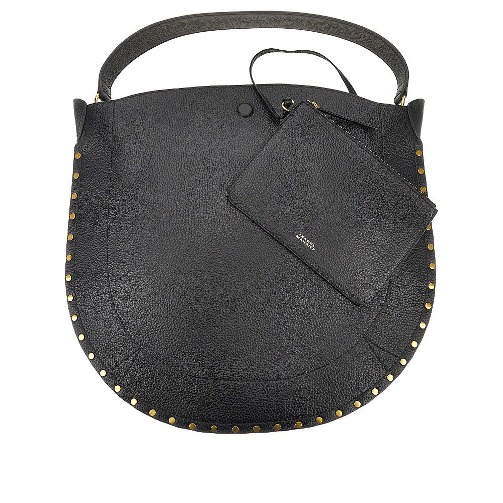 Isabel Marant Grained leather Oskan Hobo Soft bag