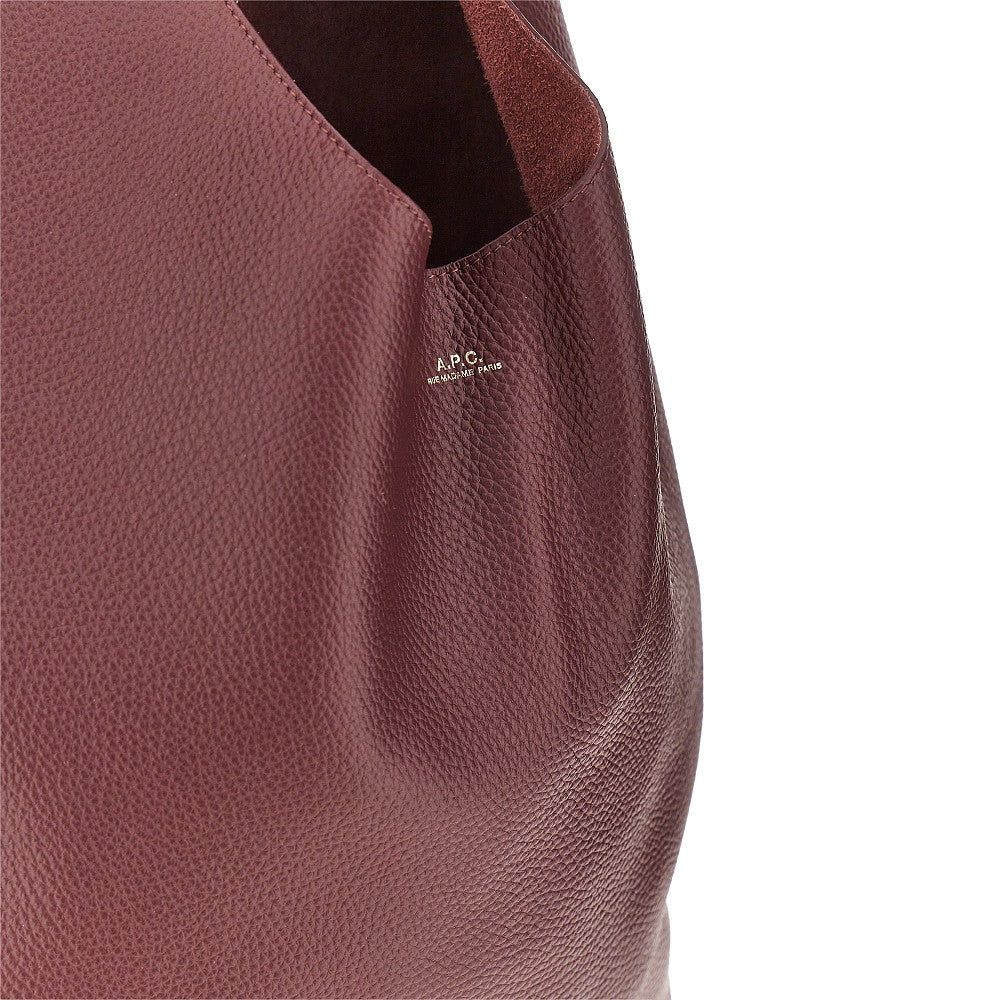 A.P.C. 'Le Neige' grained leather bag