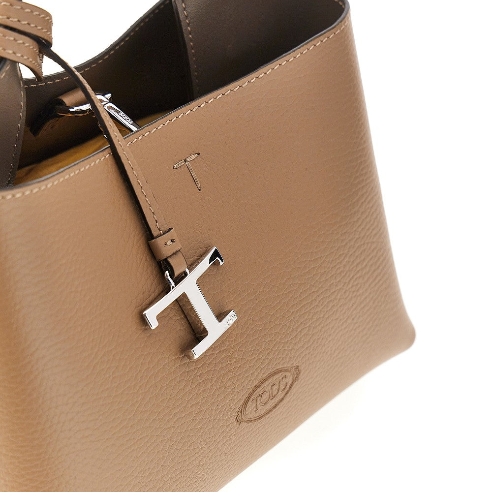 Tod's Grained leather micro shopping bag