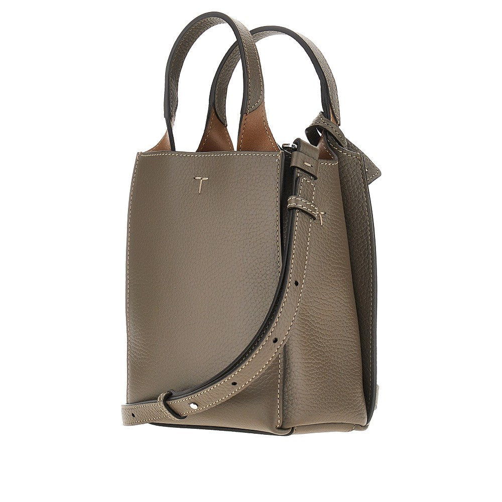 Tod's Grained leather micro tote bag