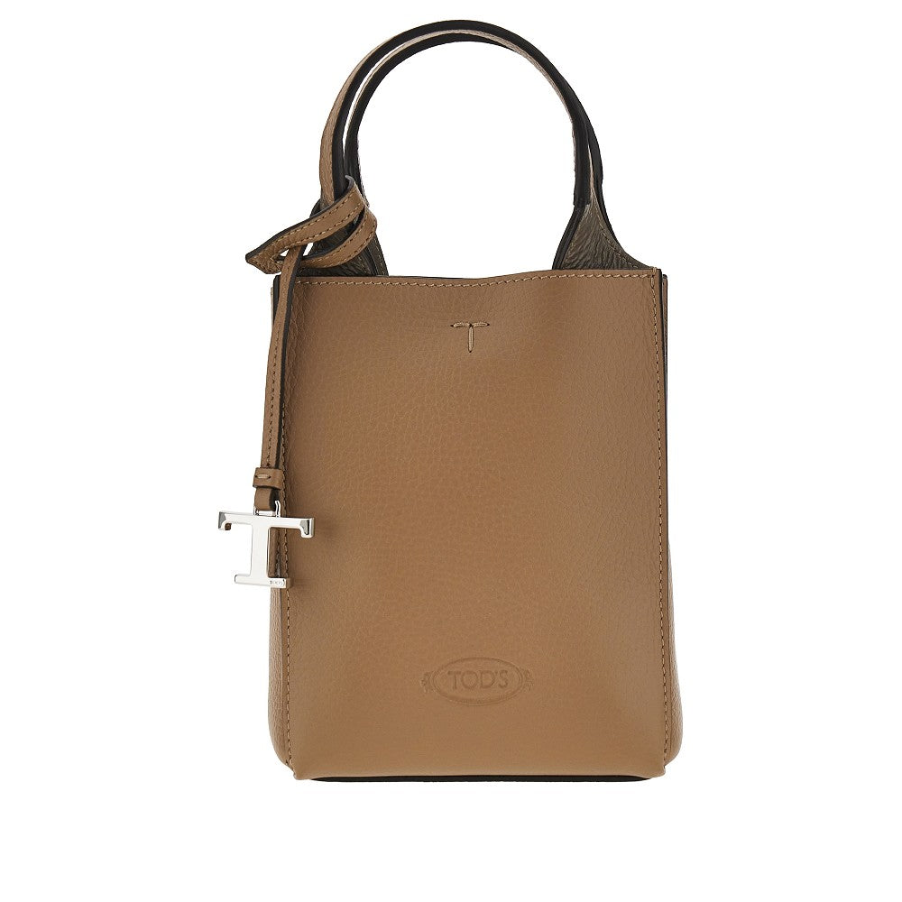 Tod's Grained leather micro tote bag