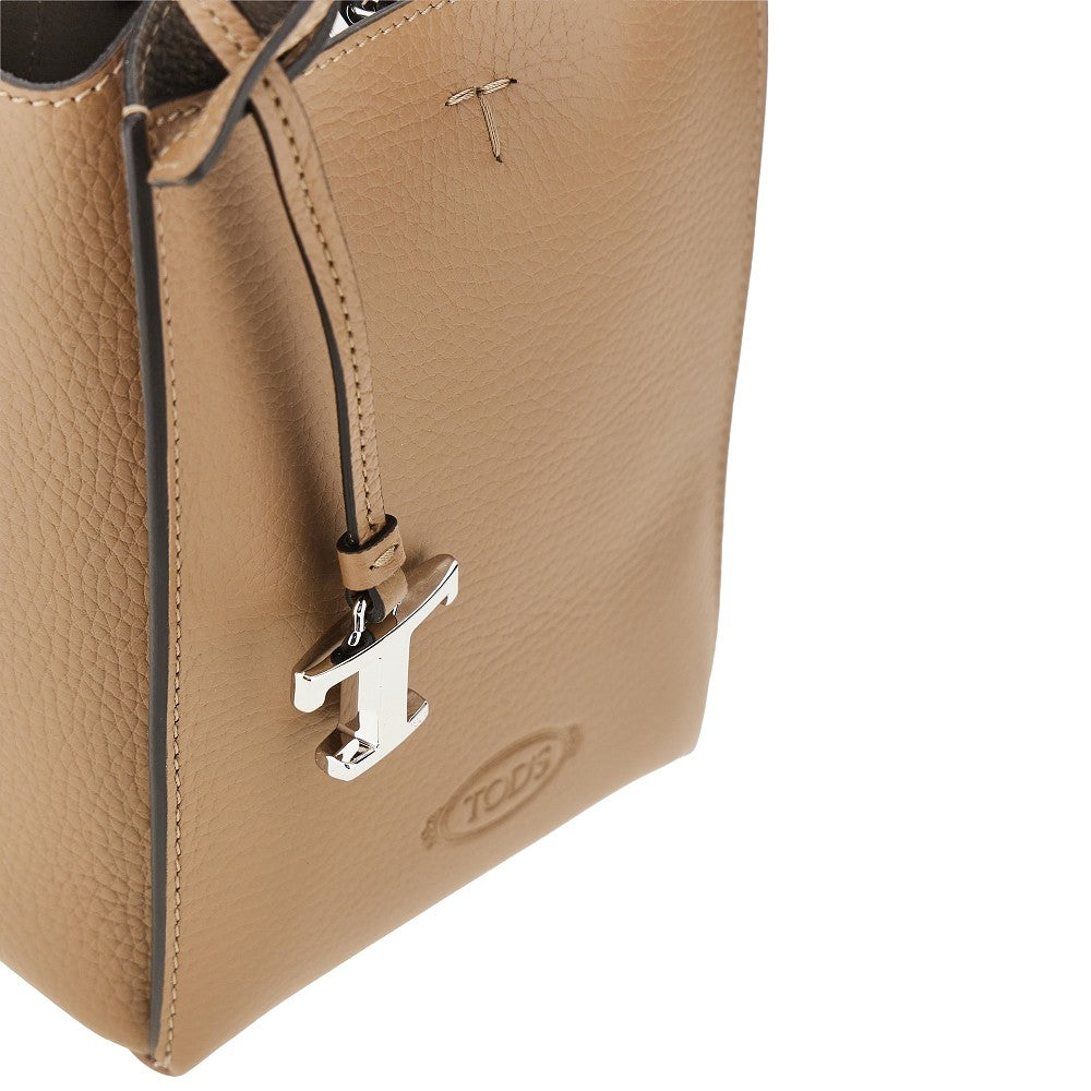 Tod's Grained leather micro tote bag