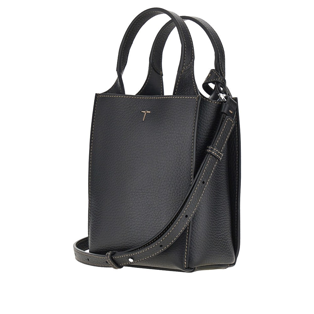 Tod's Grained leather micro tote bag