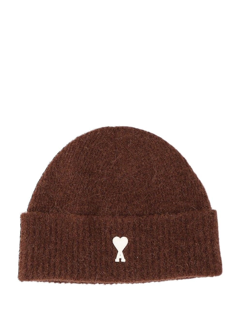 Ami Alpaca Blend Hat - Brown