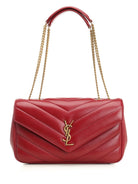 Saint Laurent Medium "Loulou" Bag - Red