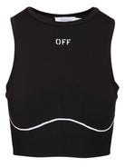 Off-White "Off-Stamp" Sports Bra - Black