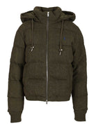 Polo Ralph Lauren Cashmere And Wool Down Jacket - Green
