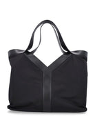Saint Laurent Large "Y" Tote Bag In Nylon - Black