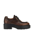 Miu Miu Fumé leather laced shoes