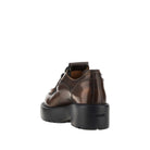 Miu Miu Fumé leather laced shoes