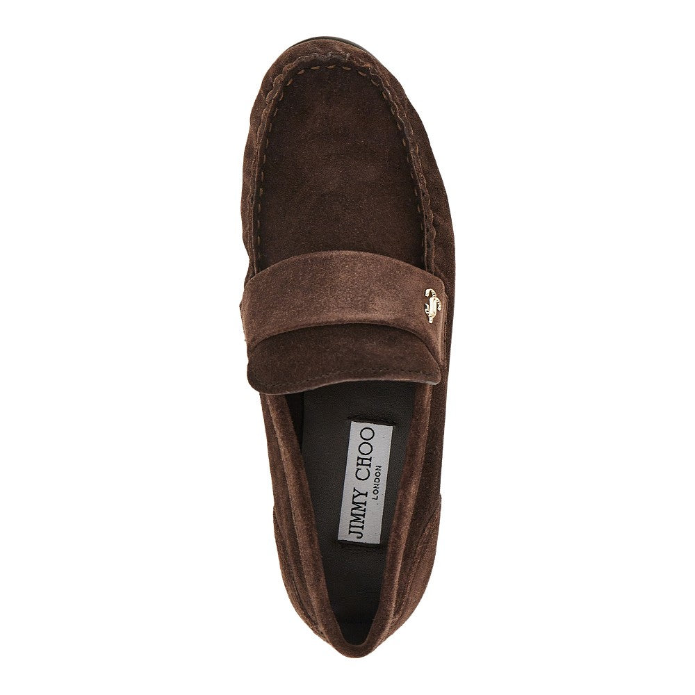 Jimmy Choo 'Ellis' suede leather loafers